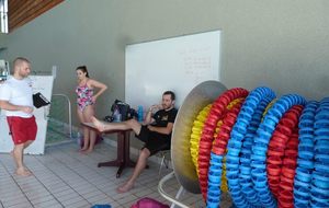 En plein boulot!!! Trop dur le coach !!