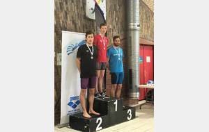 Podium du 50 brasse
